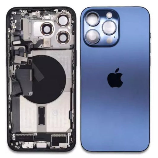 Carcasa iPhone 15 PRO MAX ALBASTRU COMPLETA 10/10